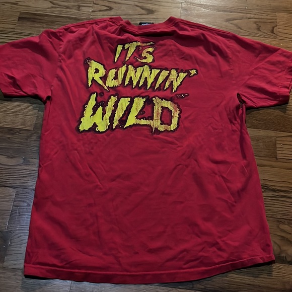 Vintage Hulk Hogan Hulkamania it's coming for you Red Tshirt sz Large - Picture 7 of 11